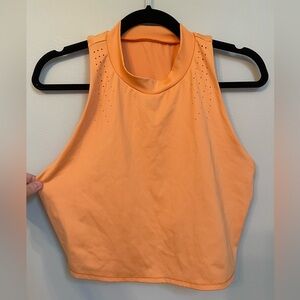 All In Motion Cropped High Neck Tank Top